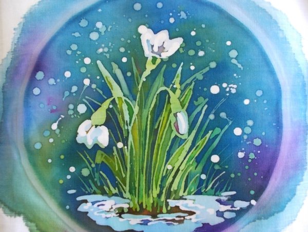 Горячий батик Весна