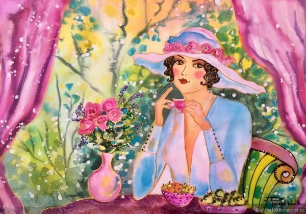 Художник Елена Прудникова, батик