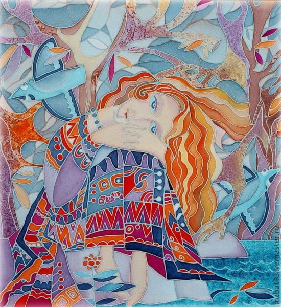 Батик портрет Тощева