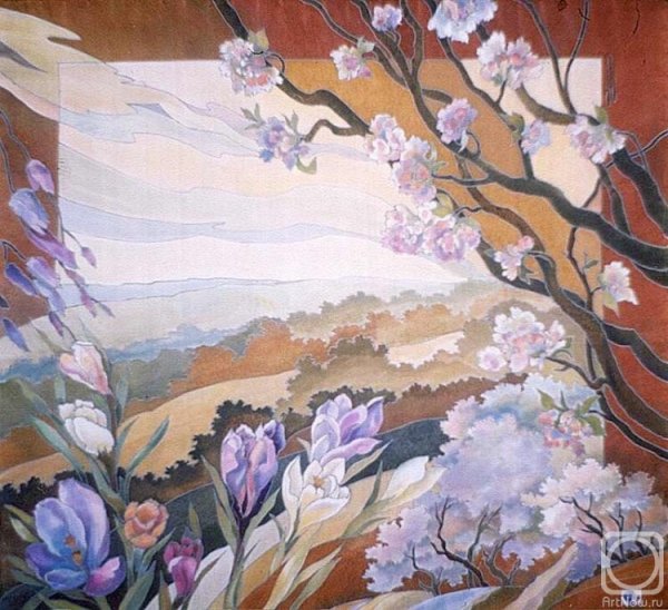 Булычёв Юрий батик