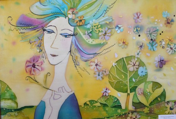 Декоративная композиция на тему Весна