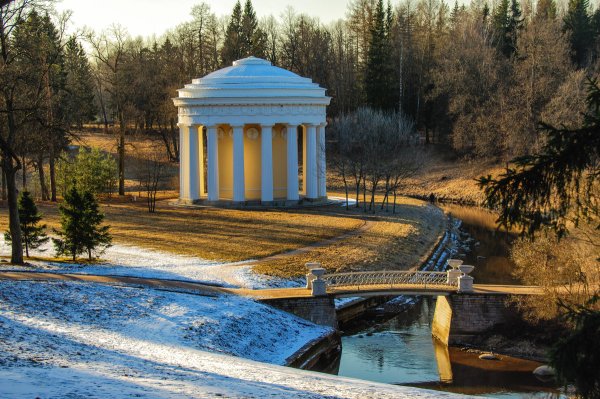 Павловск парк весной
