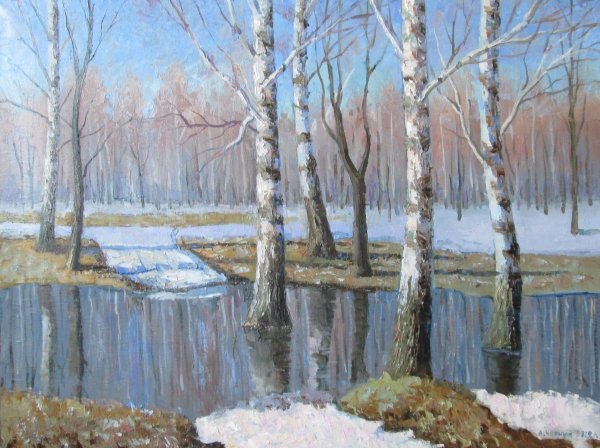 Весенние реки Тютчев