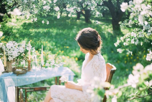 Чаепитие в саду