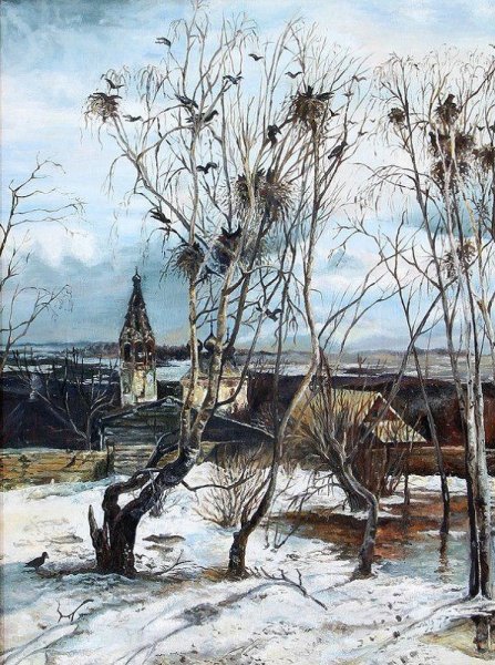 Саврасов Грачи прилетели 1871
