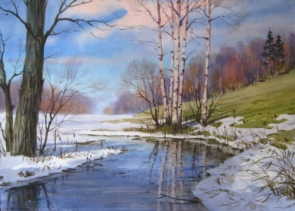 Весна рисунок