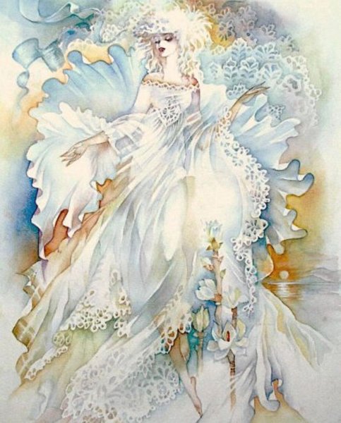 Леди Весна рисунок
