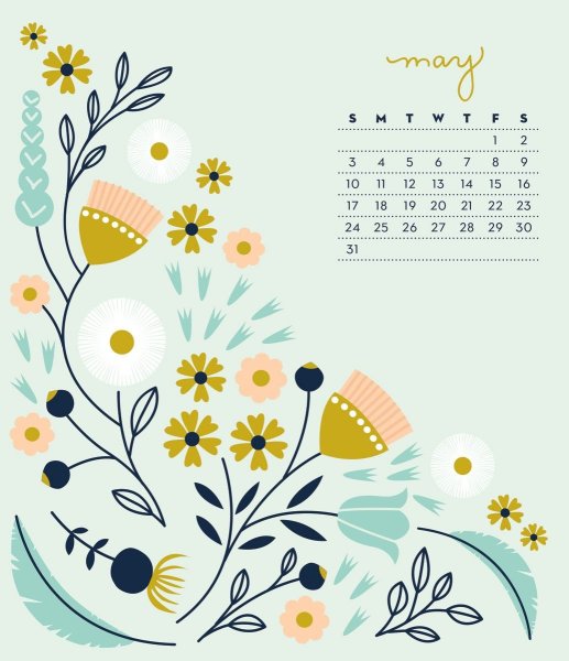 Фон для календаря