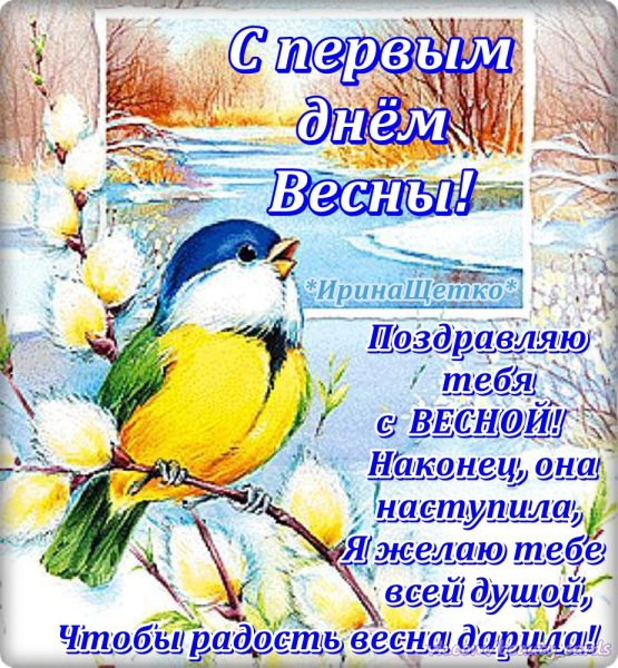 Наконец зиме пришел веснец