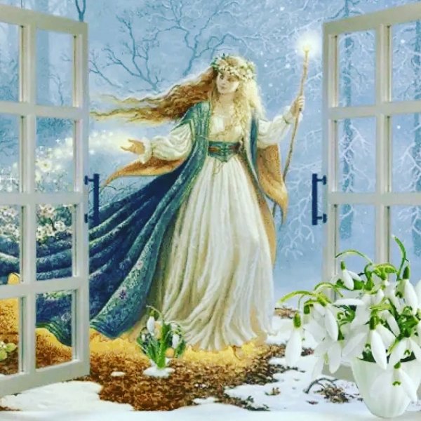 Картина Весна в окно стучится