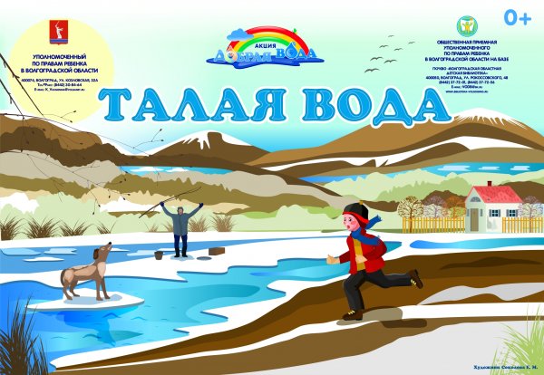 Осторожно у воды для дошкольников