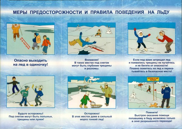 Опасность весеннего льда для детей