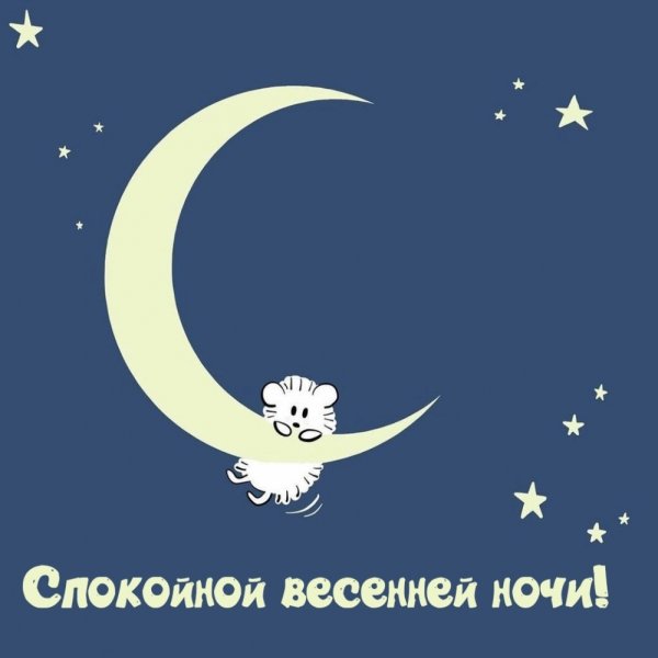Спокойной весенней ночи