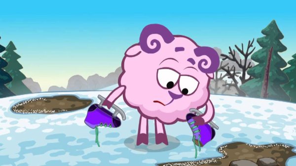 Зимний Лосяш Смешарики