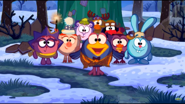 Смешарики фон