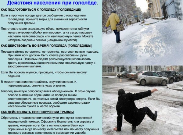 Опасности на дороге зимой