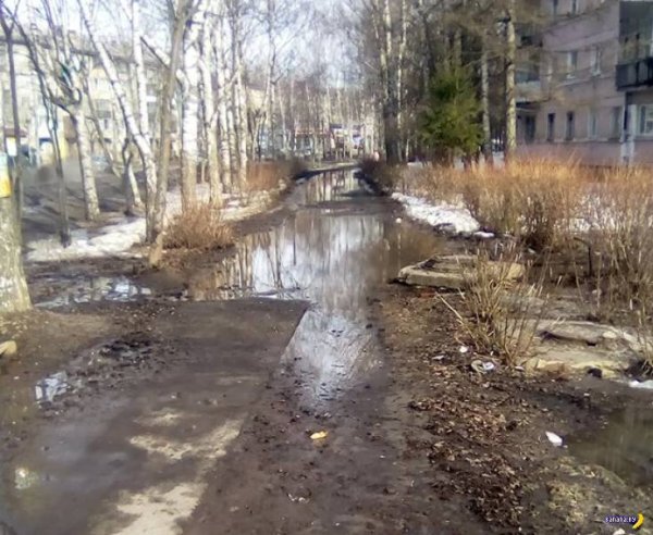 Россия весной реальность
