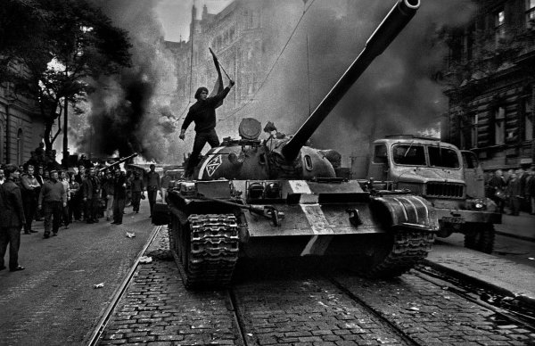 1968 Чехословакия Пражская Весна танки