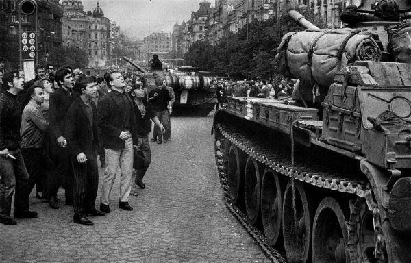 Танки в Чехословакии 1968