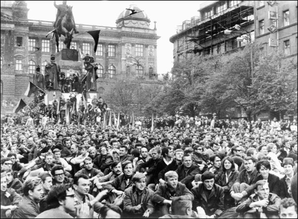 Демонстрация в Праге 1968
