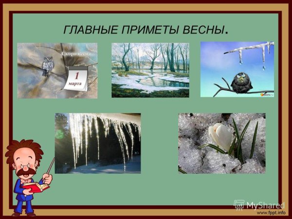 Приметы весны