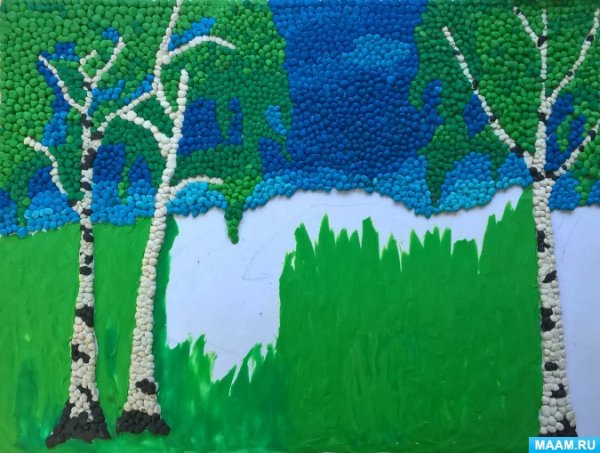 Пластилинография для детей