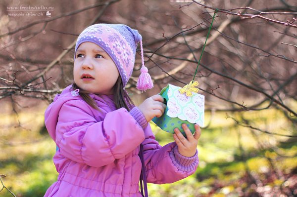 Дети весной