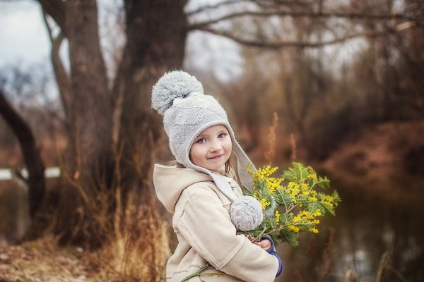 Дети весной