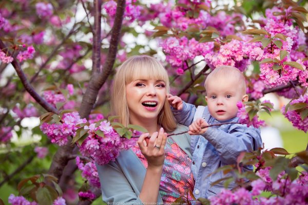 Дети весной