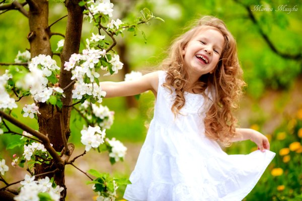 Весенняя фотосессия для детей