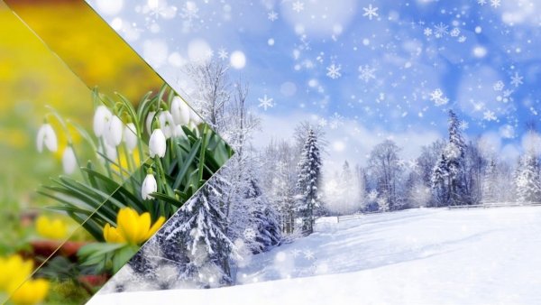 Зима переходит в весну