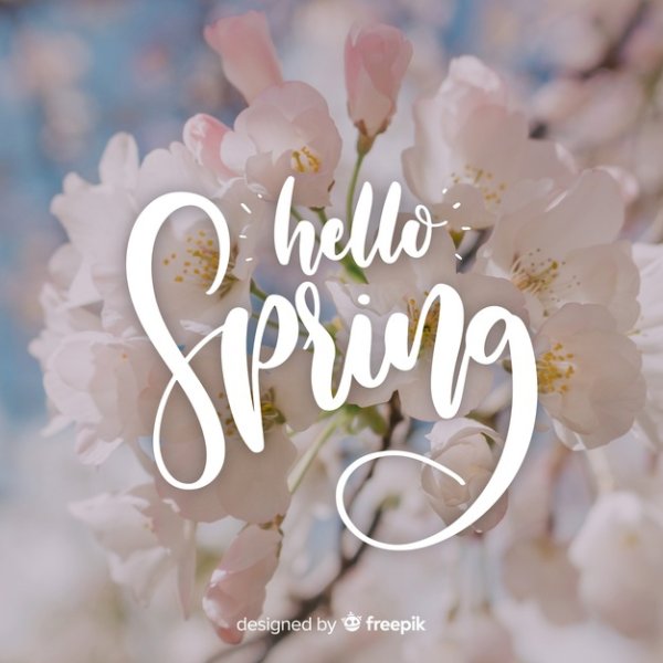 Весна леттеринг