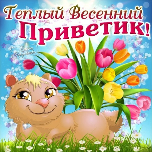 Весенний привет