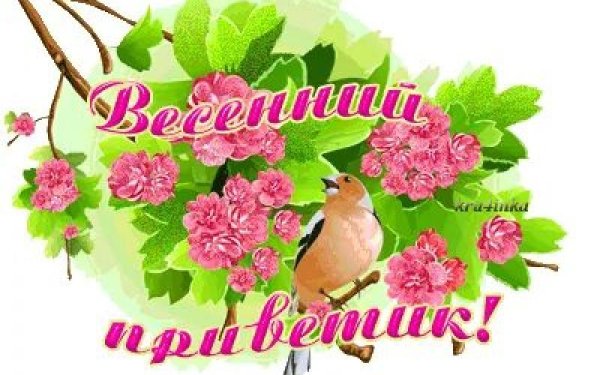 Весенний апрельский приветик