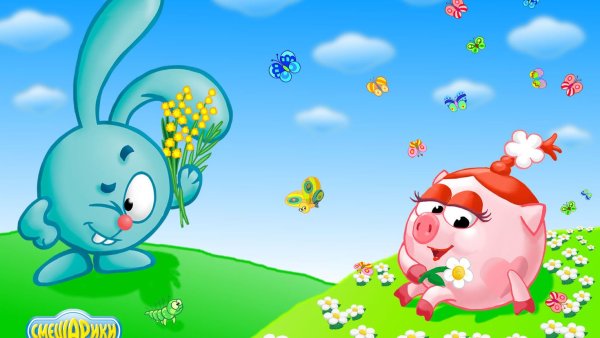 Смешарики фон