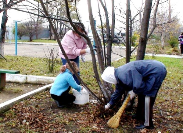 Подметание улиц
