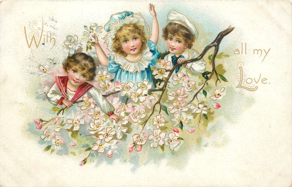 Весенние открытки Винтаж