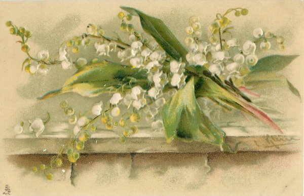 Ретро открытки с весной для женщин