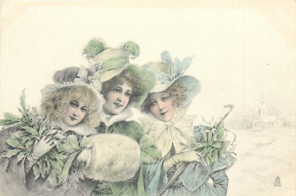 Девушка в цветущем саду живопись