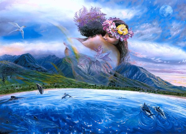 Цветы на ветру