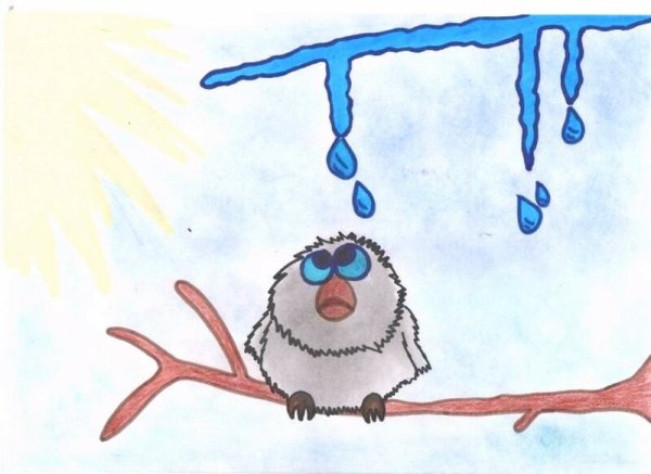 Весенние рисунки для детей