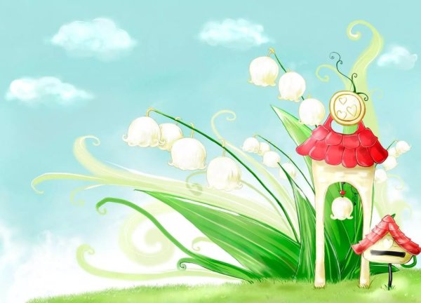 Весна векторный фон