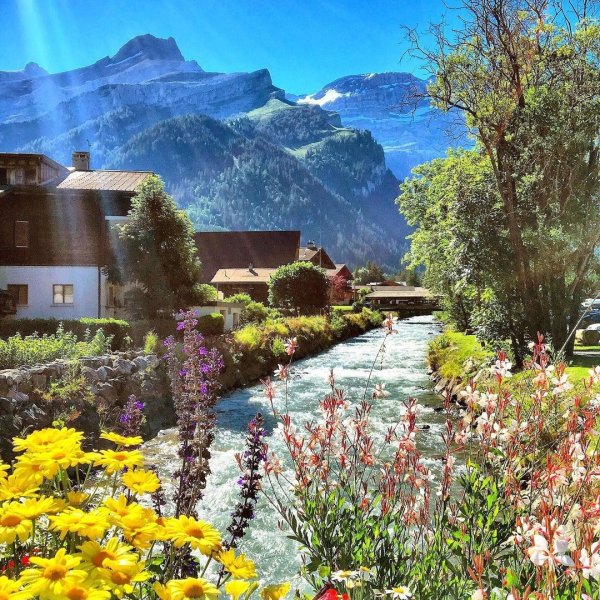 Швейцарские Альпы Женевское озеро