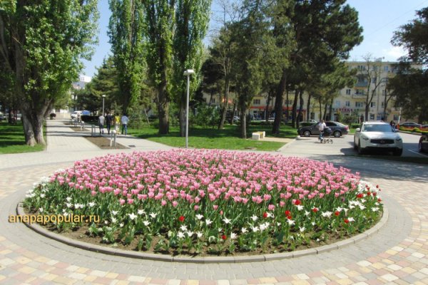 Парк Анапа весной