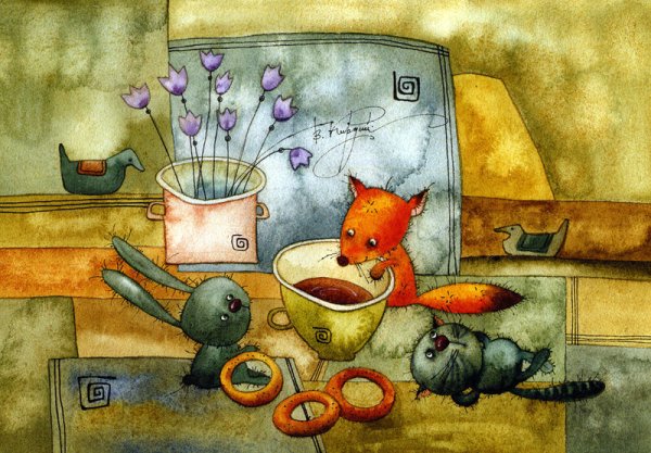 Уютные иллюстрации