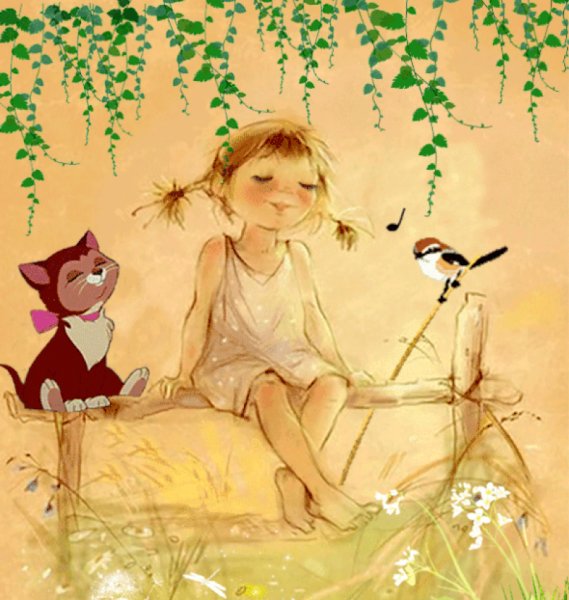 Весеннее настроение рисунок