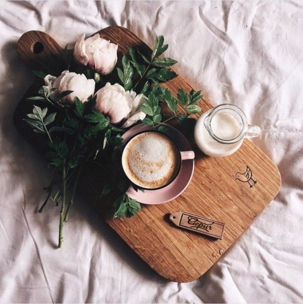 Завтрак с цветами