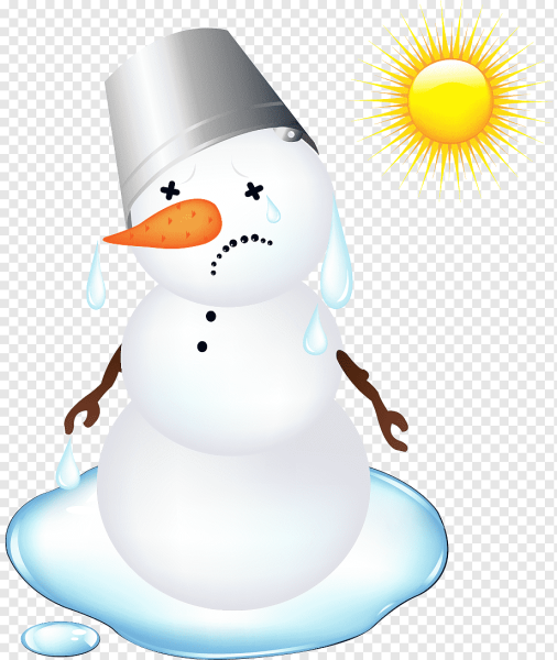 Растаявший Снеговик