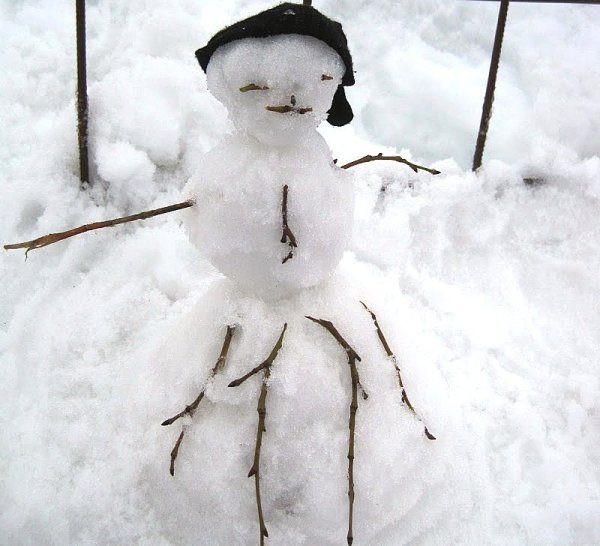 Весенний Снеговик