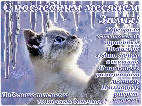Открытки конец зимы красивые